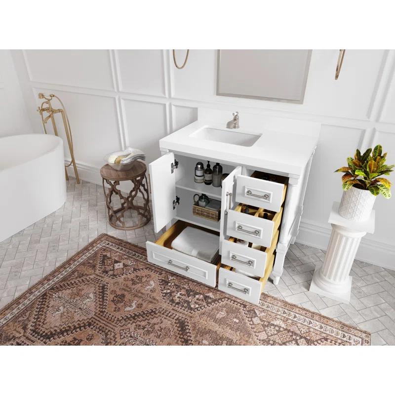 Willow Collections Aberdeen 36'' Single Bathroom Vanity with Top