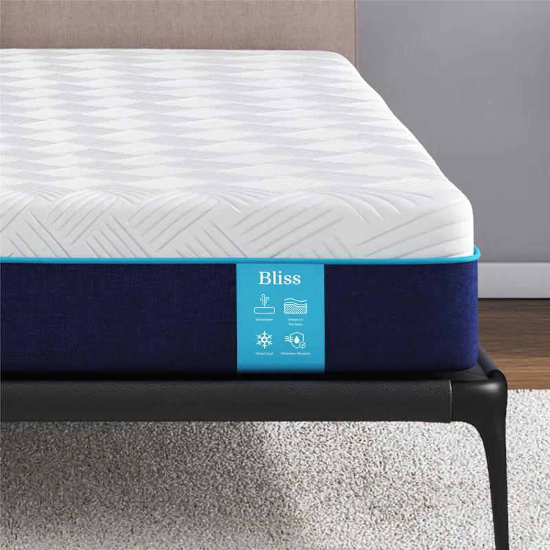 Signature Sleep Bliss Charcoal Cool Gel Memory Foam Mattress