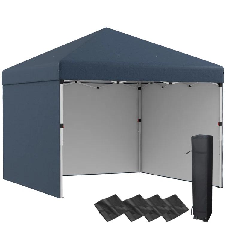 Outsunny 10 Ft. W x 10 Ft. D Steel Party Tent | Wayfair
