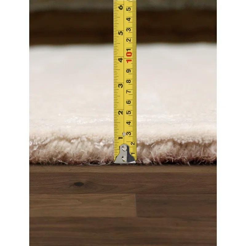 Pasargad Hand Tufted Viscose Geometric Rug