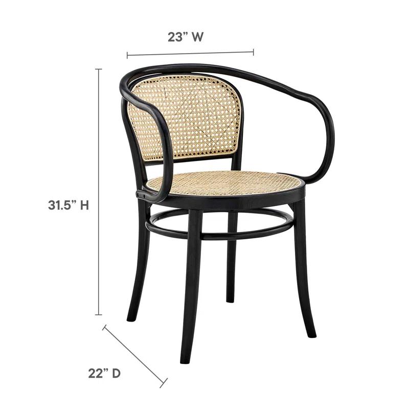 Oliana Wood Dining Armchair by Modway