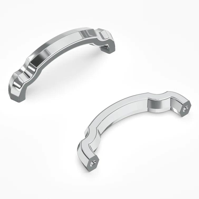 Hickory Hardware Veranda Kitchen Cabinet Handles, Solid Core Drawer Pulls for Cabinet Doors (Set of 10)