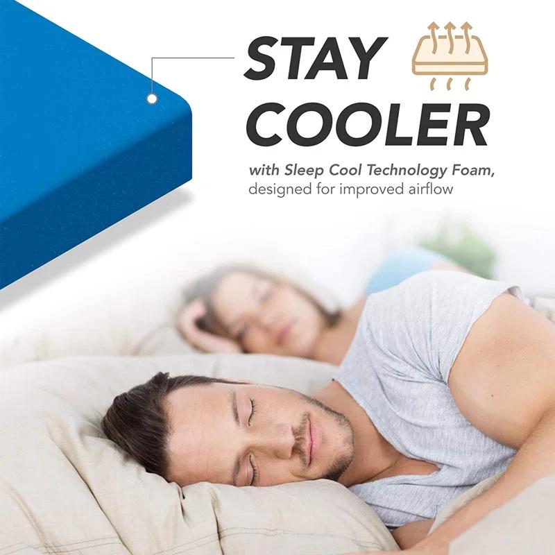 Dynasty Mattress 14.5'' Medium Gel Memory Foam Mattress