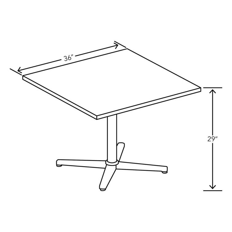 HON HON  Arrange Table Tops, Square, Kingswood Walnut
