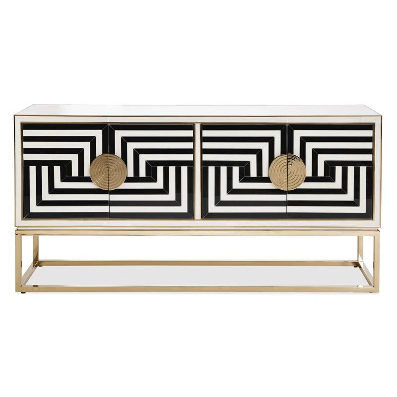 Op Art 64'' Sideboard