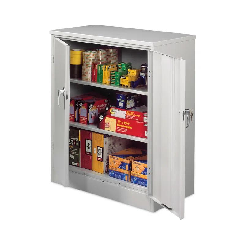 Alera® Assembled 42" High, 2 Shelf Storage Cabinet