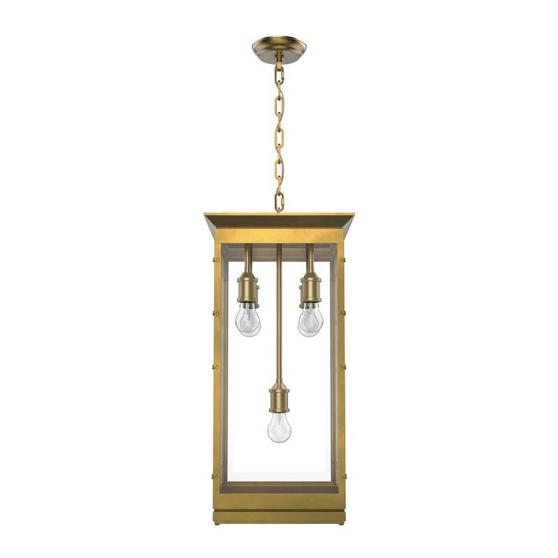 Alora Lighting Douglas 5 - Light Lantern Square / Rectangle Chandelier