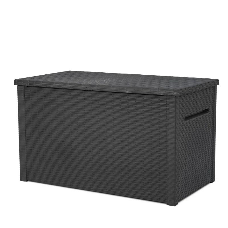 Keter Keter Java 230 Gallon XXL Durable Resin Outdoor Storage and Organization Deck Box Ideal For Garden Patio Furniture and Supplies