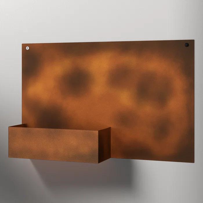 Kaiser Rust Finish Metal Indoor/Outdoor Wall Planter