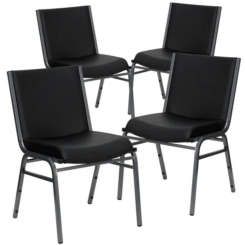 Flash Furniture Gunther Heavy Duty Stack Chair (Set of 4)