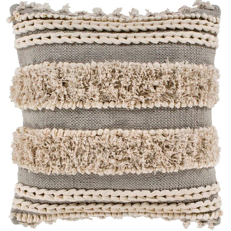 Joss & Main Venora Striped Cotton Throw Pillow