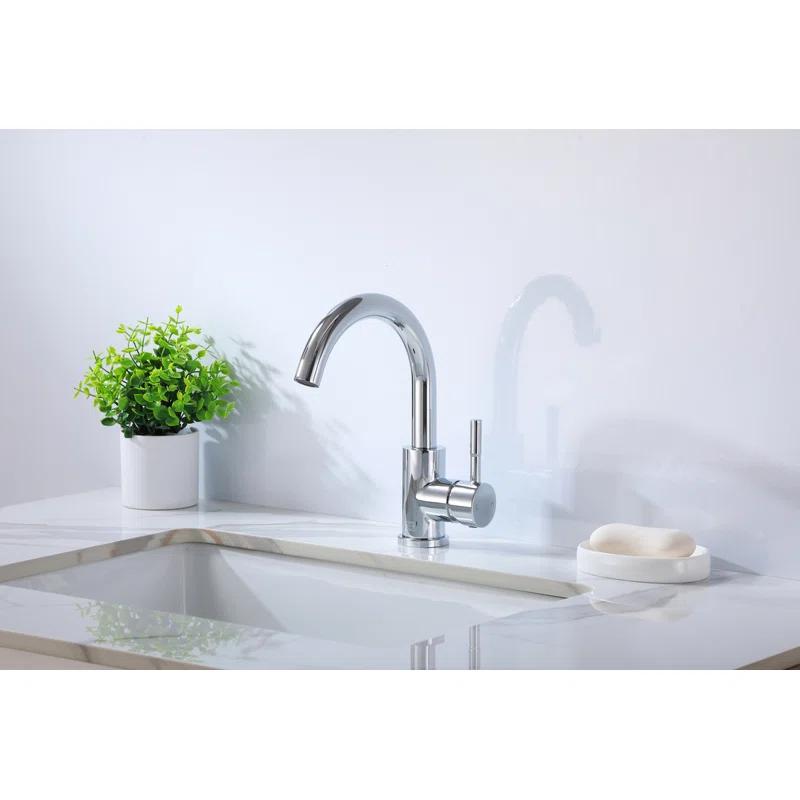 Louis Single-Hole Single-handle Bathroom Faucet