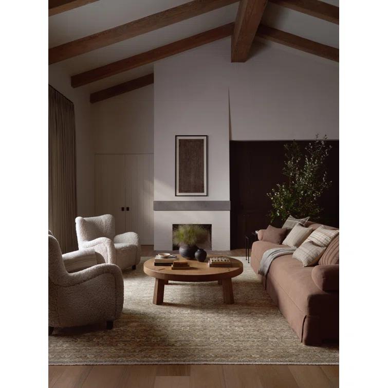 Molly I Rug by Amber Lewis x Loloi - Denim and Gold / 3' x 5'