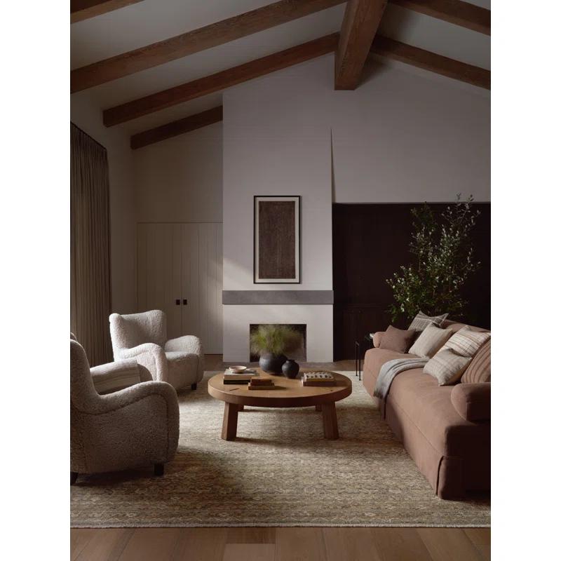 Molly I Rug by Amber Lewis x Loloi - Denim and Gold / 6'7" x 9'2"