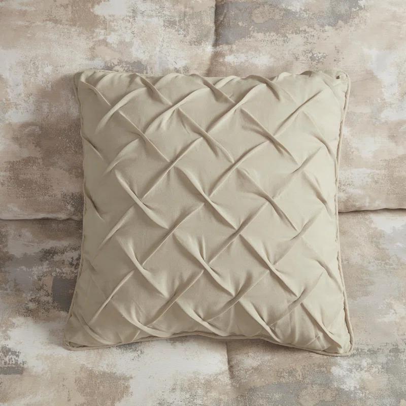 Madison Park Beacon 7 Piece Textured Cotton Blend Comforter Set (Set of 7)