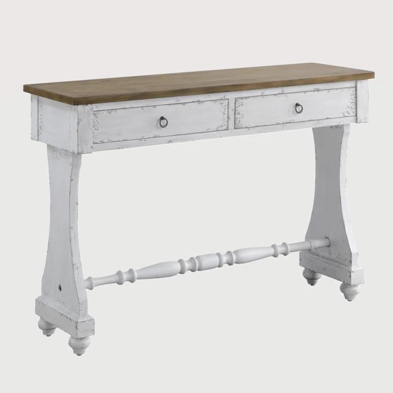 One Allium Way® Carminda console table, entryway table, foyer table with 2 drawers