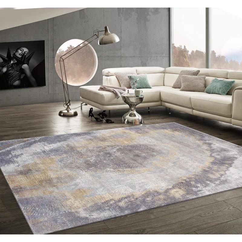 Cosmo Hand Knotted Abstract Rug