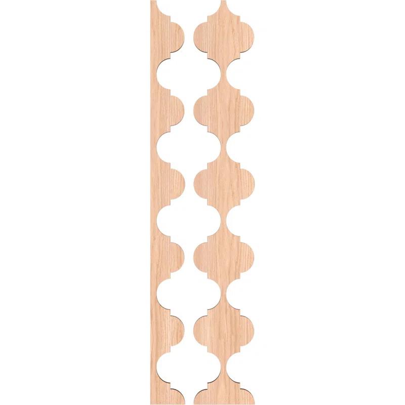Ekena Millwork Marrakesh Adjustable Wood Decorative Slat Wall Panel Kit