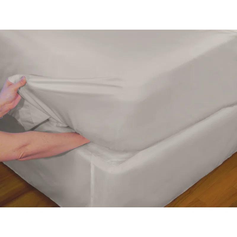 Effortless Bedding Egyptian Cotton Sateen Fitted Sheet