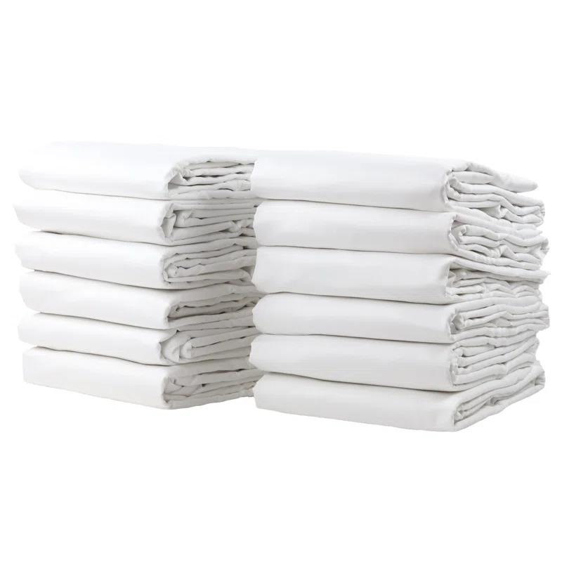 1888 Mills Dependability Deep Pocket 180 Thread Count Cotton Blend Percale Case Pack (Set of 12)