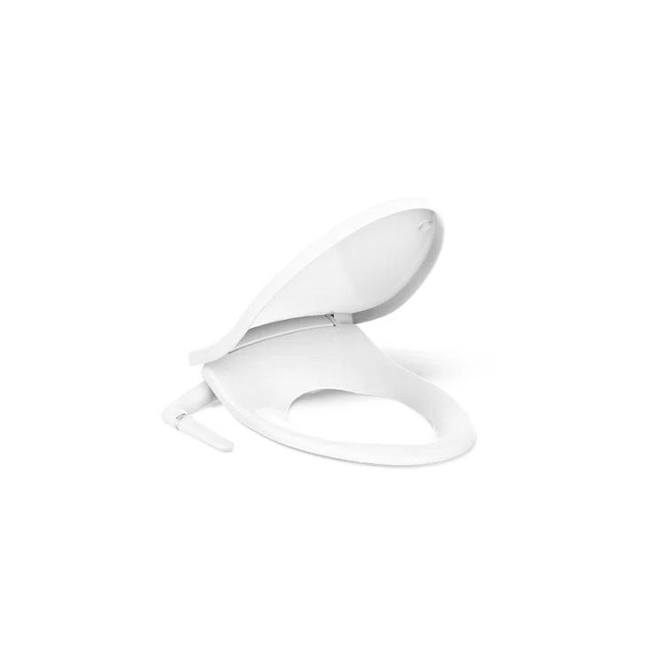 PureWash M250 Elongated Bidet Toliet Seat, Manual Non-Electric Bidets for Existing Toilets