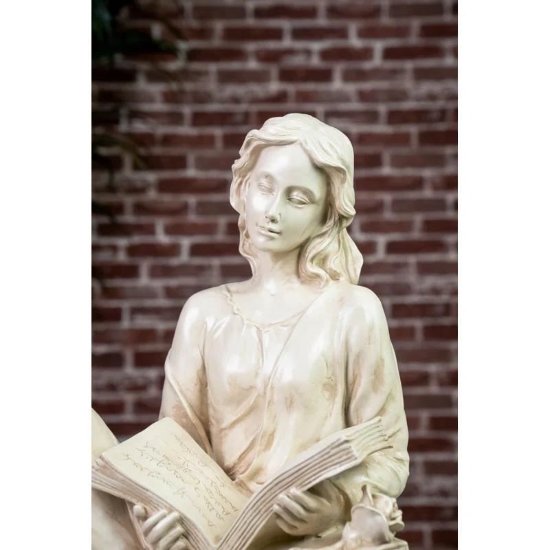 Hi-Line Gift Ltd. Reading Lady Statue
