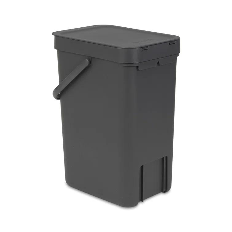 Brabantia Sort & Go Plastic Recycling Bin, 3.2 Gallon