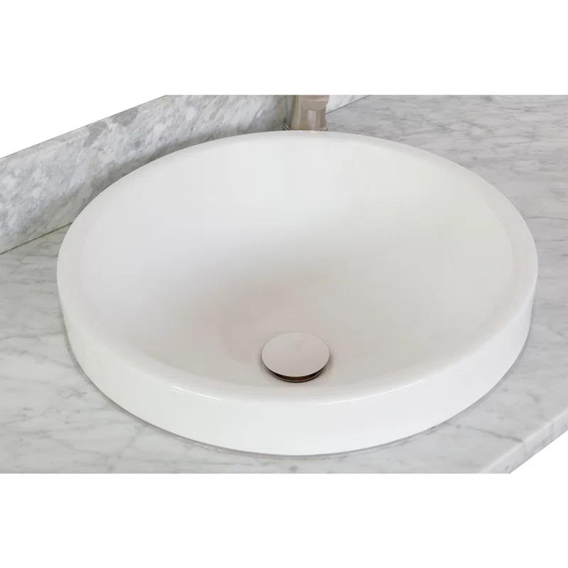 Bellaterra Home Tiara 31'' Single Bathroom Vanity Top with Sink