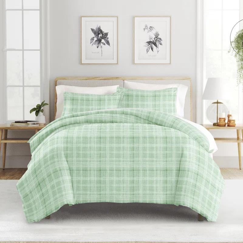 Becky Cameron Simply Soft Thatch Pattern Duvet Cover Set