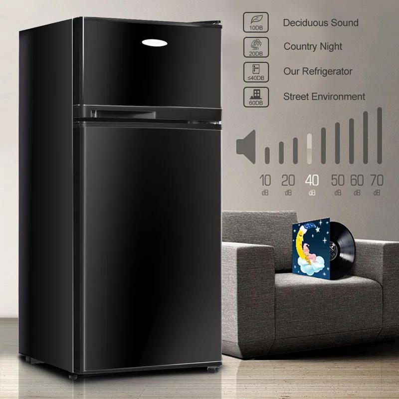 Giantex Giantex 3.4 Cubic Feet Freestanding Mini Fridge with Freezer