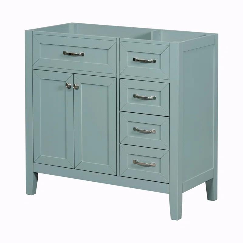 Winston Porter Shaynia 35.5 Single Bathroom Vanity Base Only