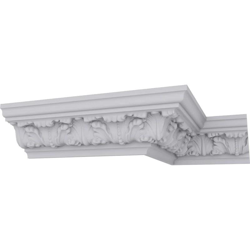 Ekena Millwork SAMPLE - Colton Acanthus Crown Moulding, 3 1/4"H x 3 1/2"P x 4 7/8"F x 12"L, (4 7/8" Repeat)