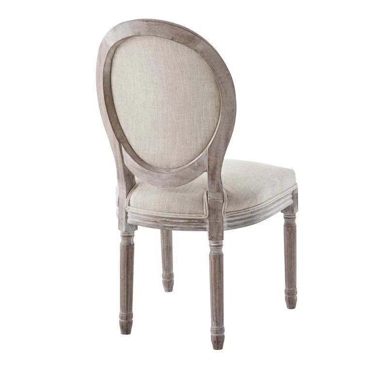 Modway Modway Emanate Vintage French Upholstered Fabric Dining Side Chair