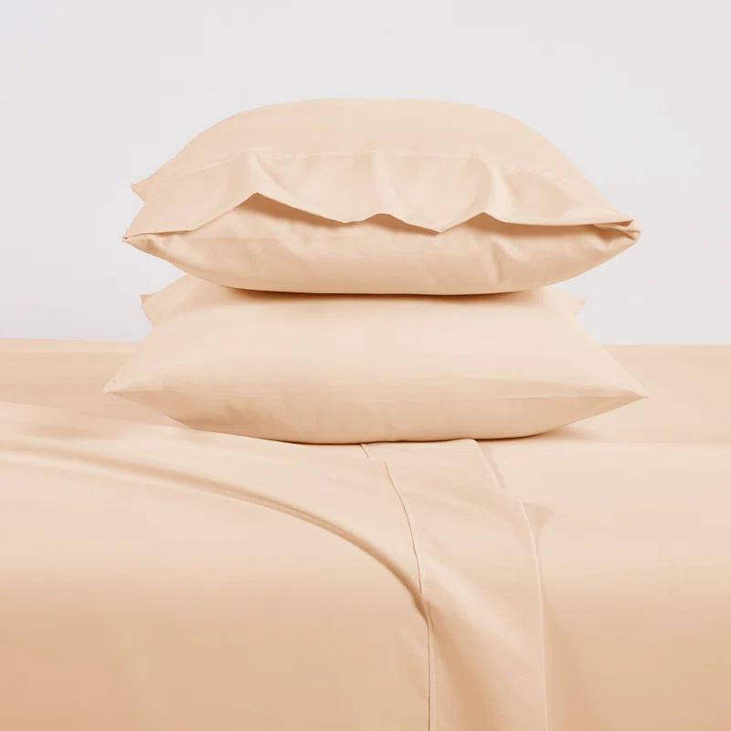 Bed Bath Fashions Bibb Home 2000 Count 6-Piece Rayon From Bamboo Sheet Set with Snug Grip
