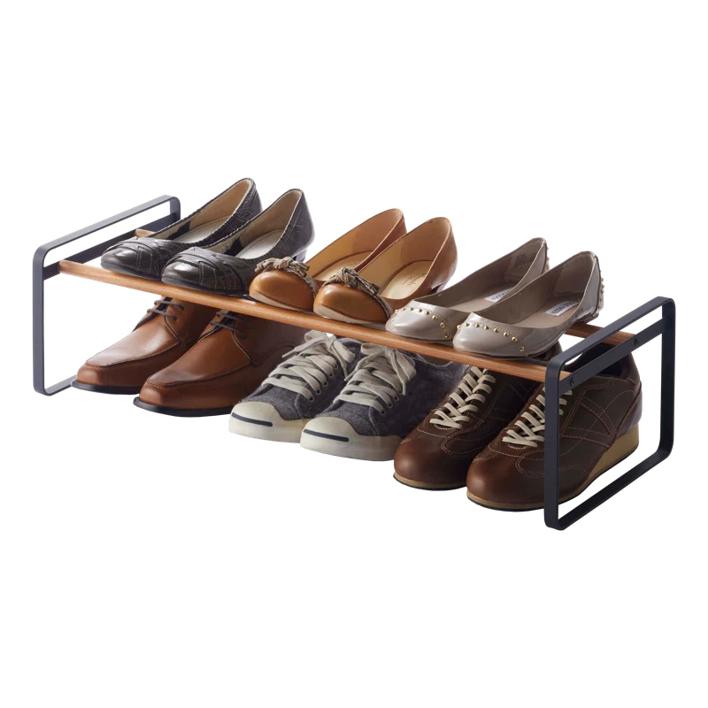 Yamazaki Home Shoe Rack, Steel, Expandable, Stackable