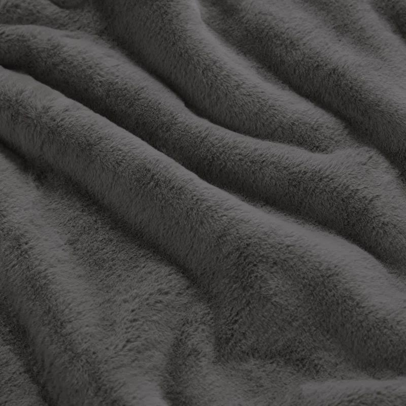 Allisandro Allisandro Double-Sided Soft and Luxurious Faux Fur Throw Blanket