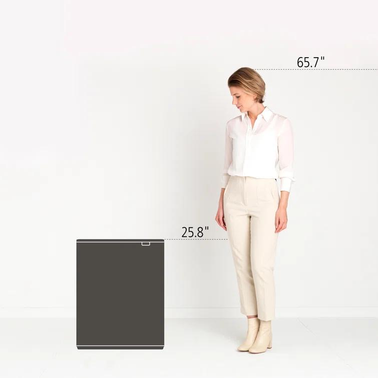 Brabantia Bo Touch Top Trash Can, 16 Gallon