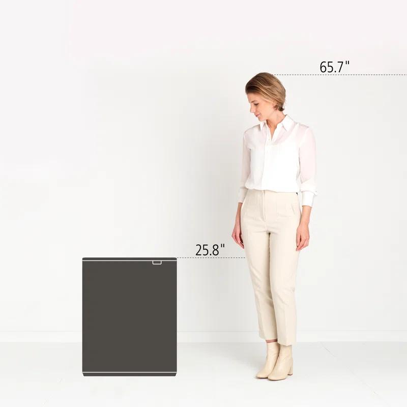 Brabantia Bo Touch Top Trash Can, 16 Gallon