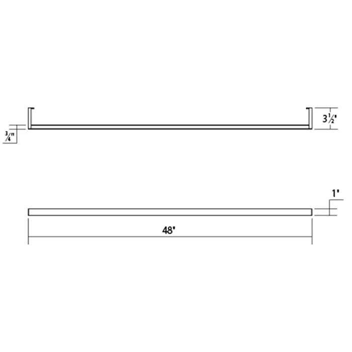 SONNEMAN Thin-Line 2 - Light Dimmable LED Bath Bar