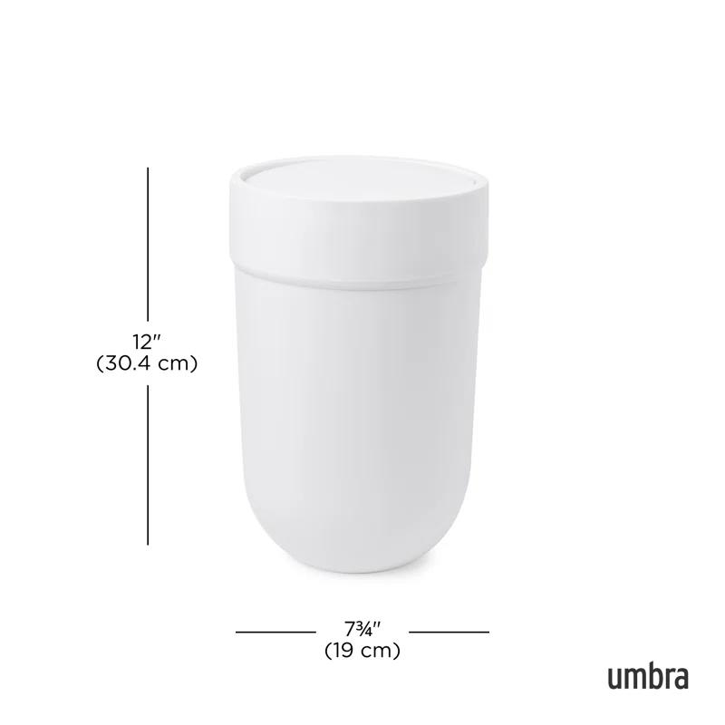 Touch Lidded Waste Can