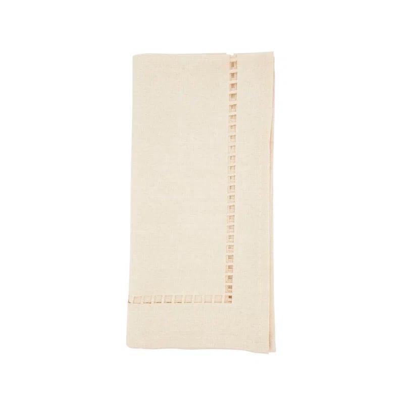 Saro Laser-Cut Hemstitch Napkin (Set of 4)