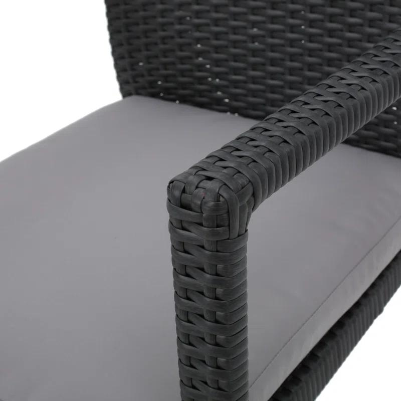 Highland Dunes Reinhard Rectangular 8 - Person 71" Long Dining Set with Cushions