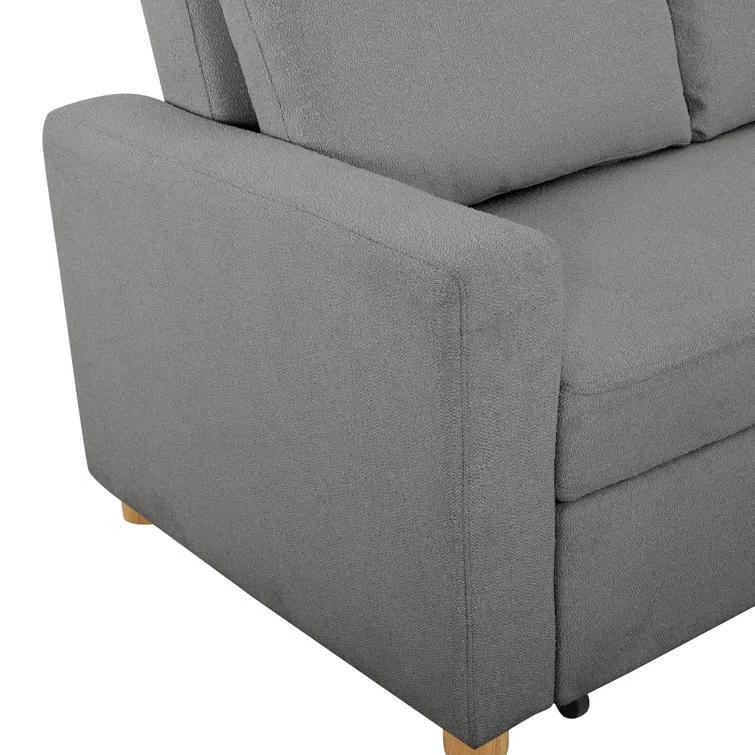 Serta Serta Trinity 66.1" Full Size Convertible Loveseat, Dream Coil Comfort, Easy Assembly