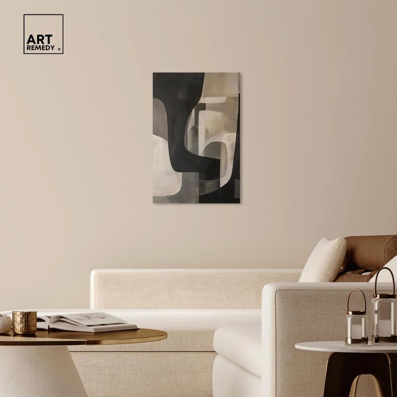 Art Remedy Portal Canvas Modern Neutral Wall Art by Art Remedy