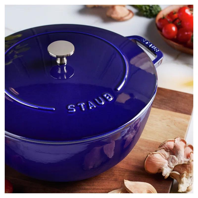 Staub ® Dark Blue Cast Iron 5-Qt. Essential French Oven