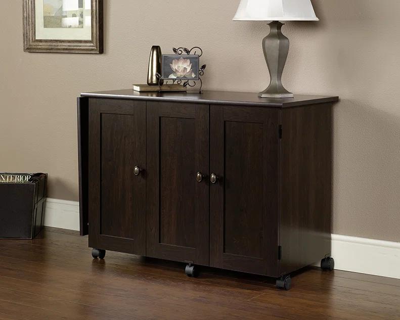 Sauder 40.079'' x 19.449'' Sewing Table with Wheels