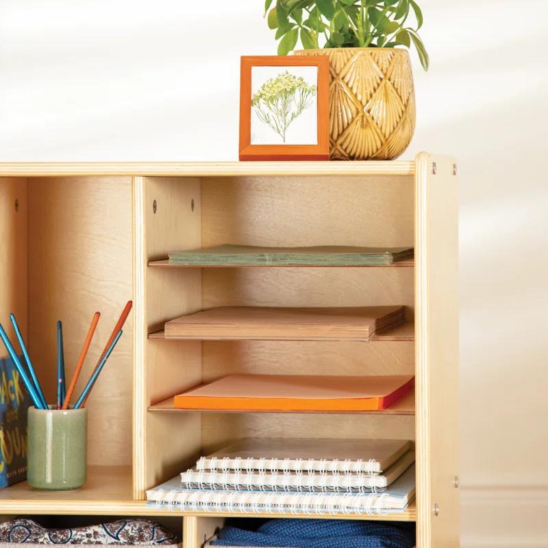 Guidecraft EdQ Essentials Shelves & 10 Bin Storage Unit