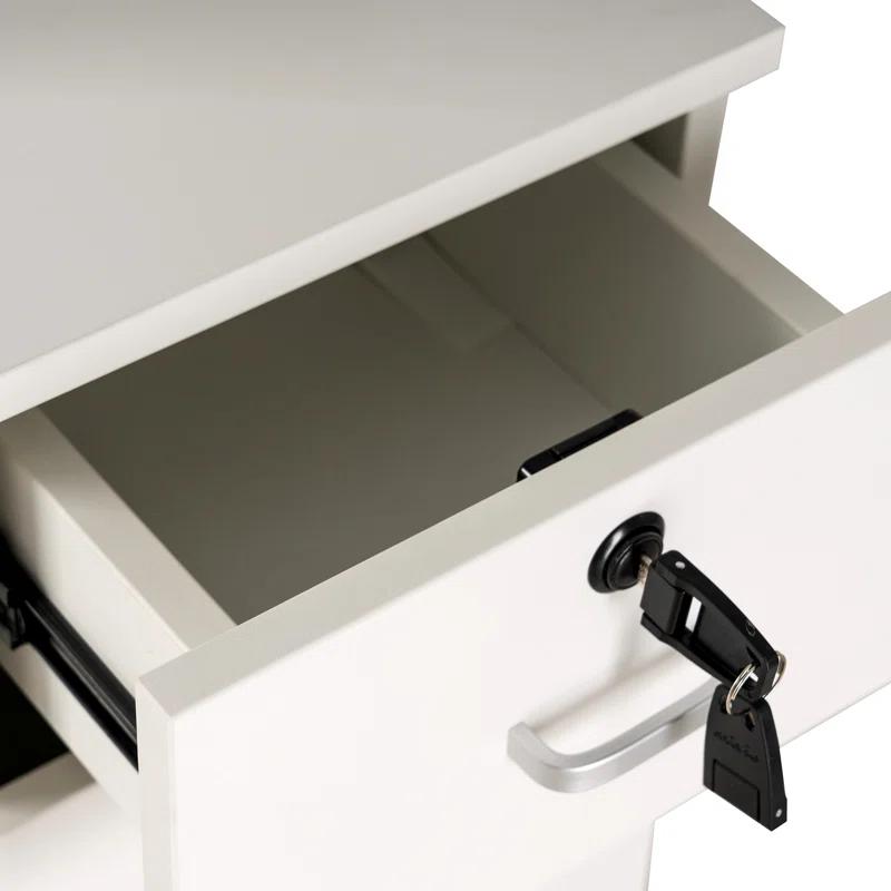 MCombo Locking Wall Mount Salon Styling Station Drawer Storage