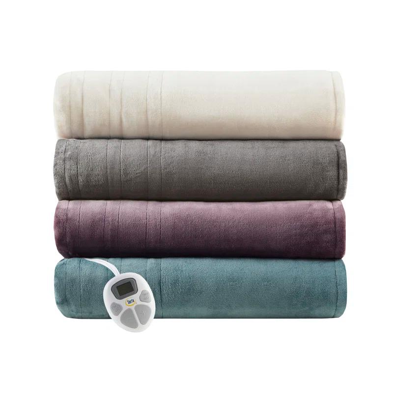Serta Plush Heated Blanket