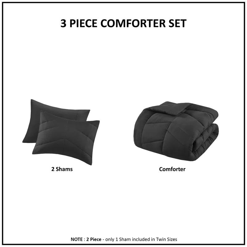 Intelligent Design Remy Quilted Chevron Comforter Set